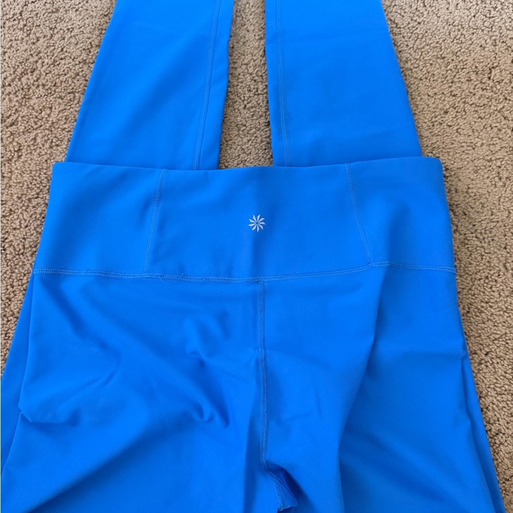 Athleta Girls Bright Blue Performance Leggings